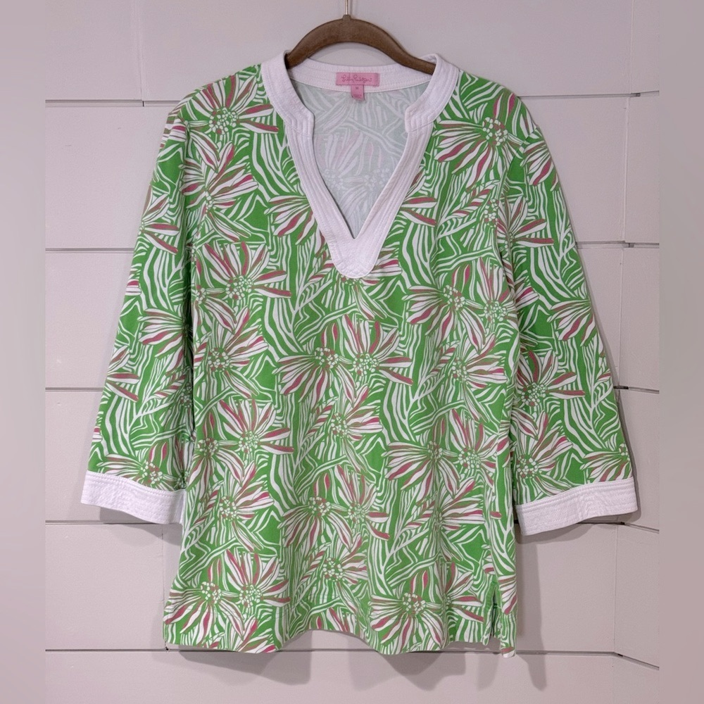 Lilly Pulitzer Daisy Darling Stretch Tunic Size M